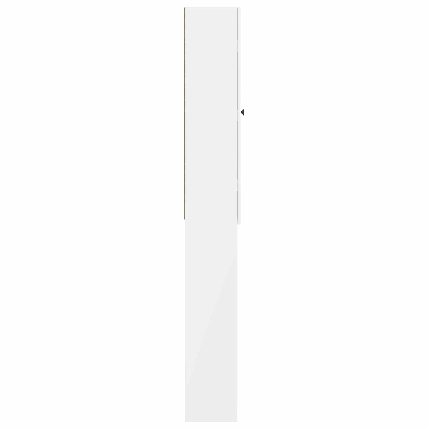 WC Szekrény ALKMAAR Magasfényű Fehér 66 x 25,5 x 190 cm