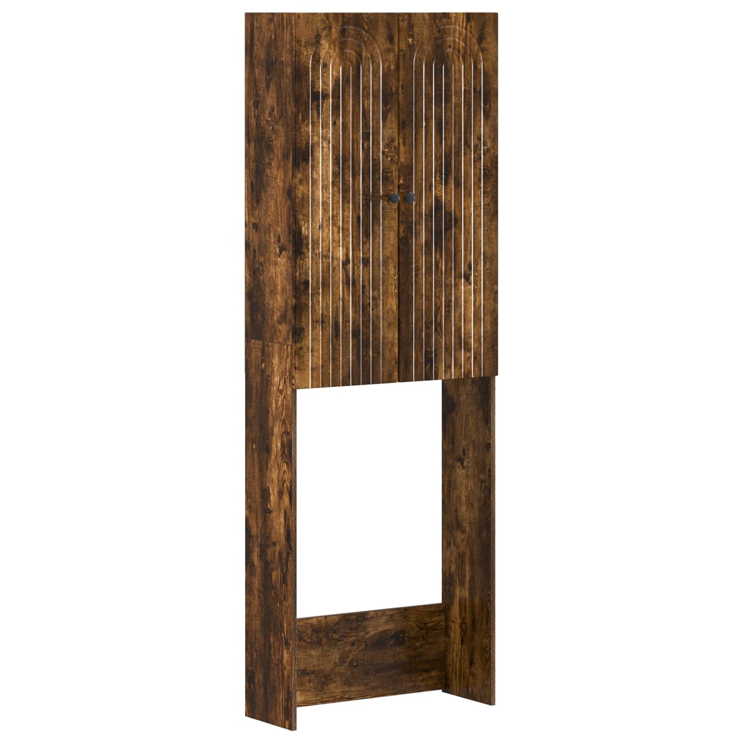 WC Szekrény ALKMAAR Füstös Tölgy 66 x 25,5 x 190 cm Szerelt Fa