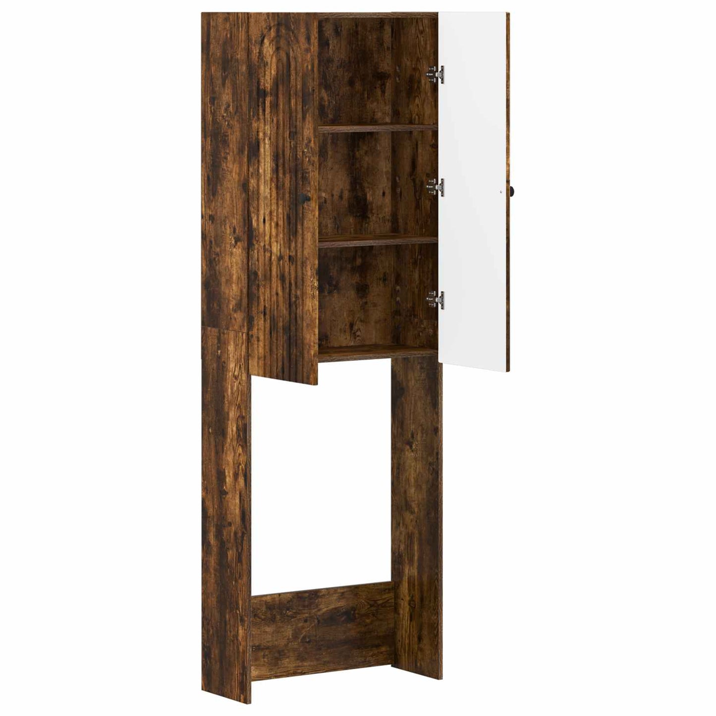 WC Szekrény ALKMAAR Füstös Tölgy 66 x 25,5 x 190 cm Szerelt Fa