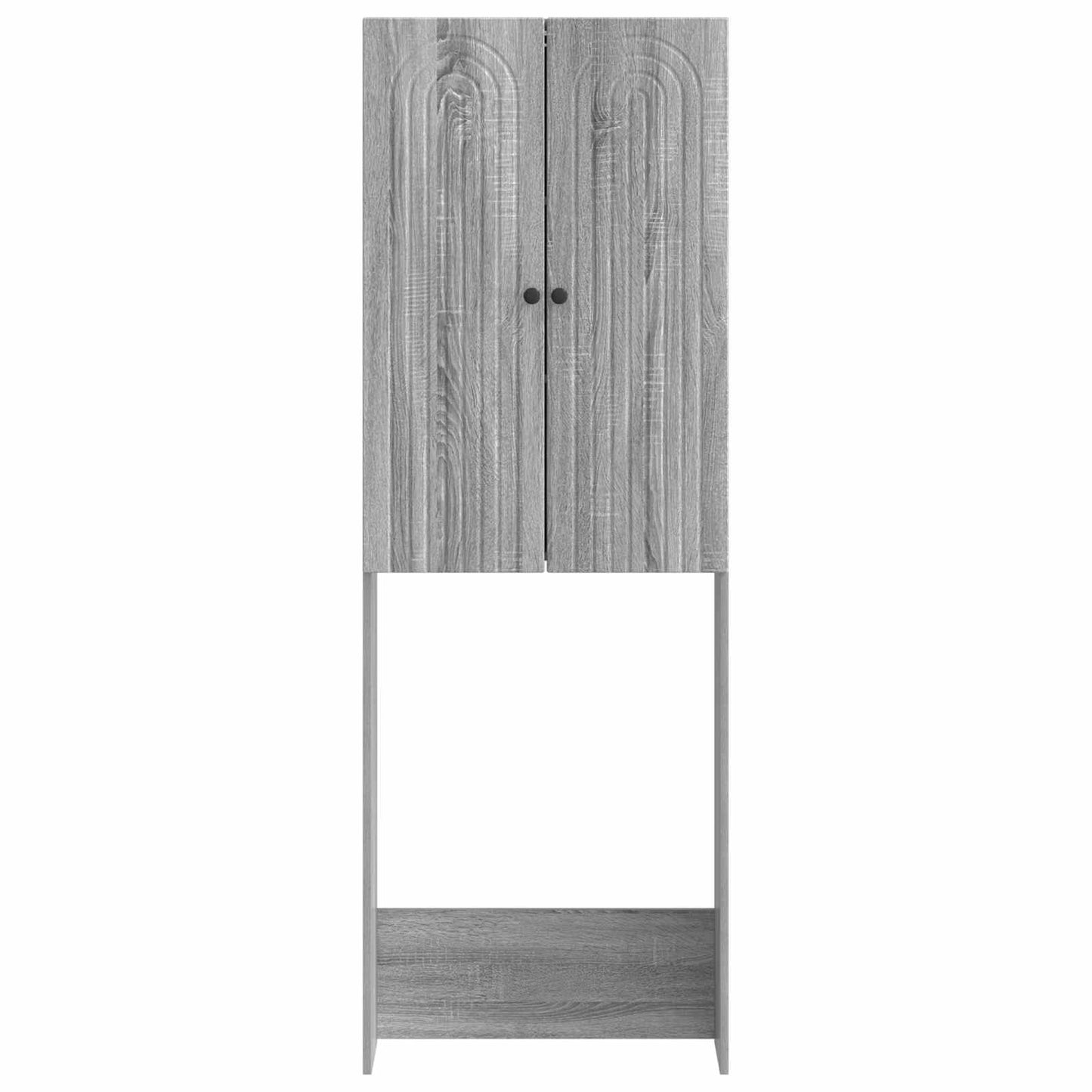 WC Szekrény ALKMAAR Szürke Sonoma 66 x 25,5 x 190 cm Szerelt Fa