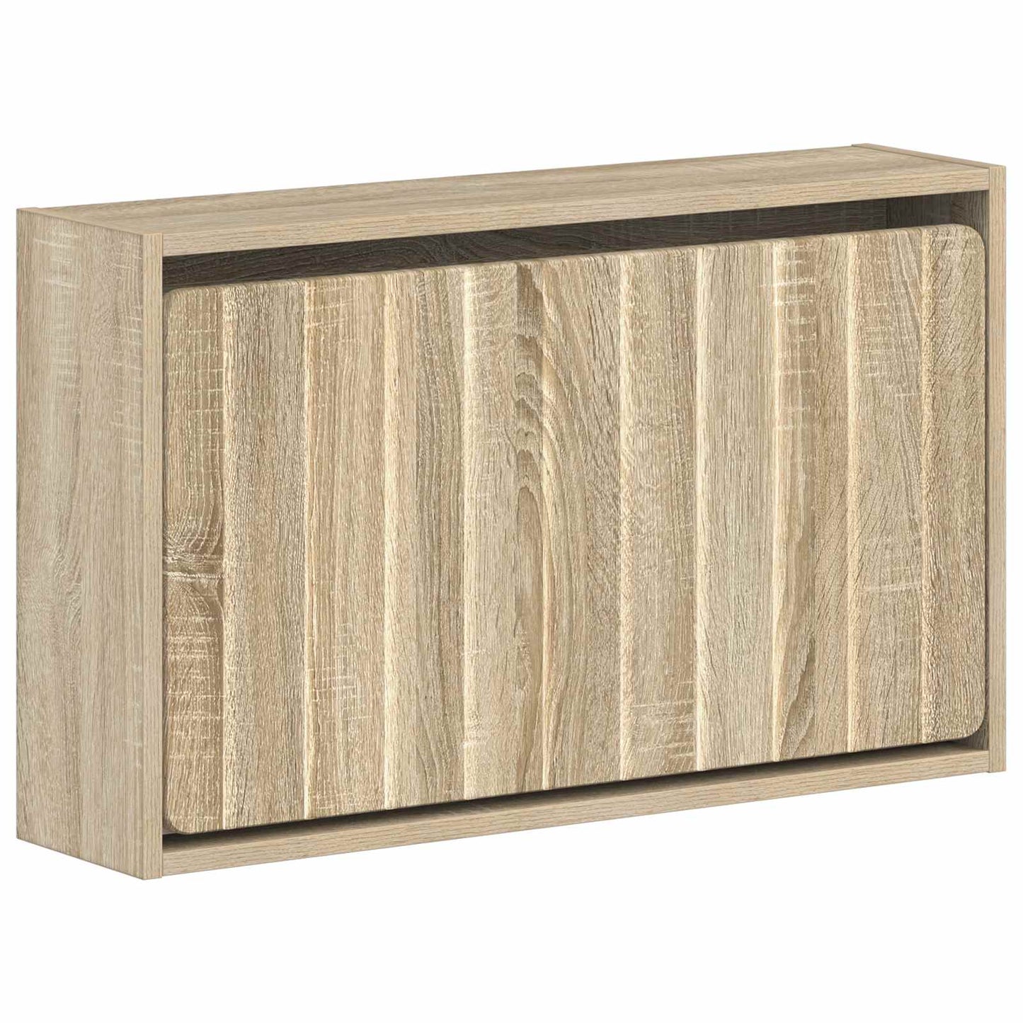 Fali Cipőtartó ZWOLLE 71 x 17 x 43 cm Szerelt Fa Sonoma Tölgy