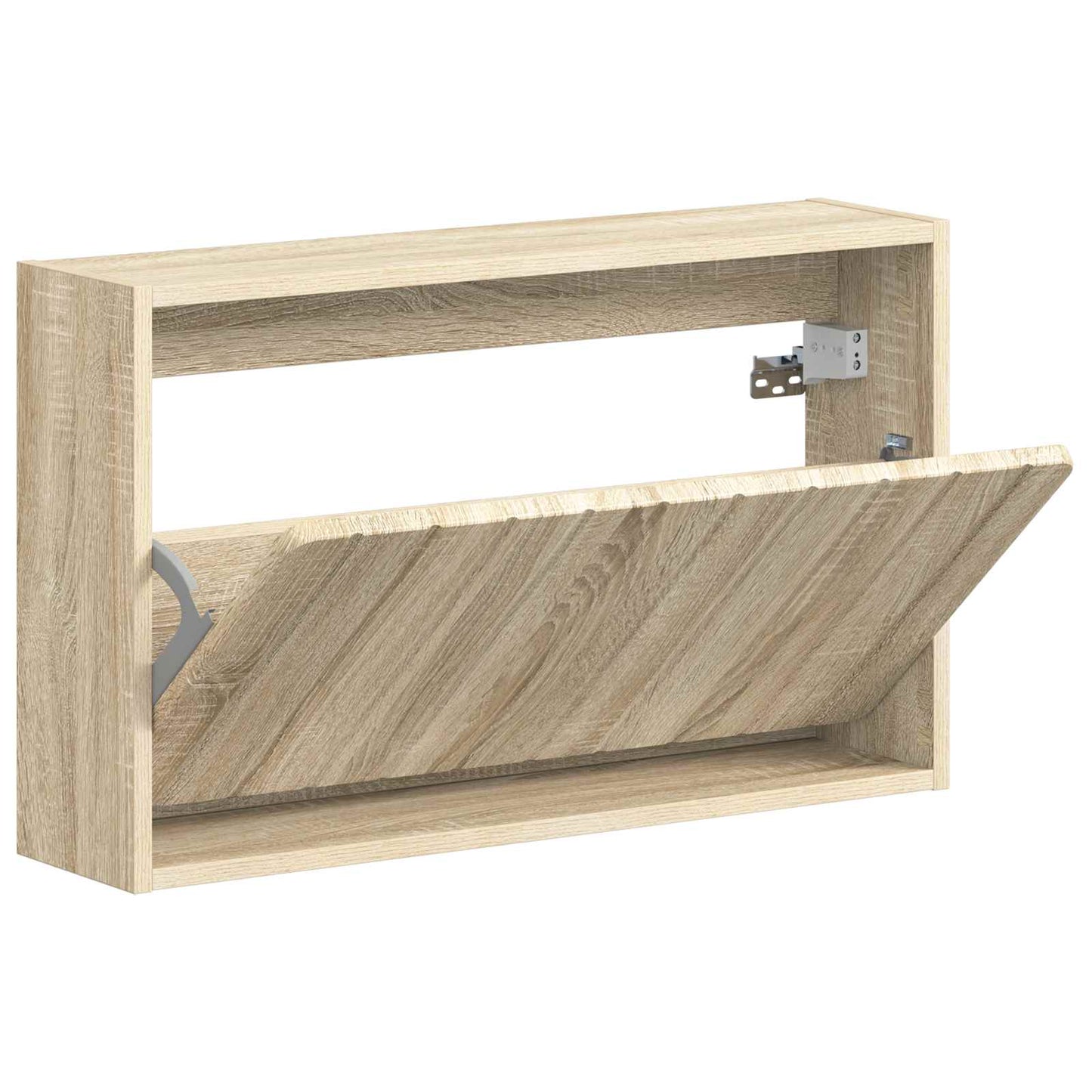 Fali Cipőtartó ZWOLLE 71 x 17 x 43 cm Szerelt Fa Sonoma Tölgy