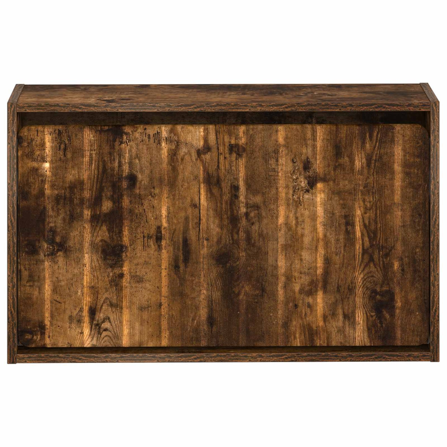 Fali Cipőtartó ZWOLLE 71 x 17 x 43 cm Szerelt Fa Füstös Tölgy