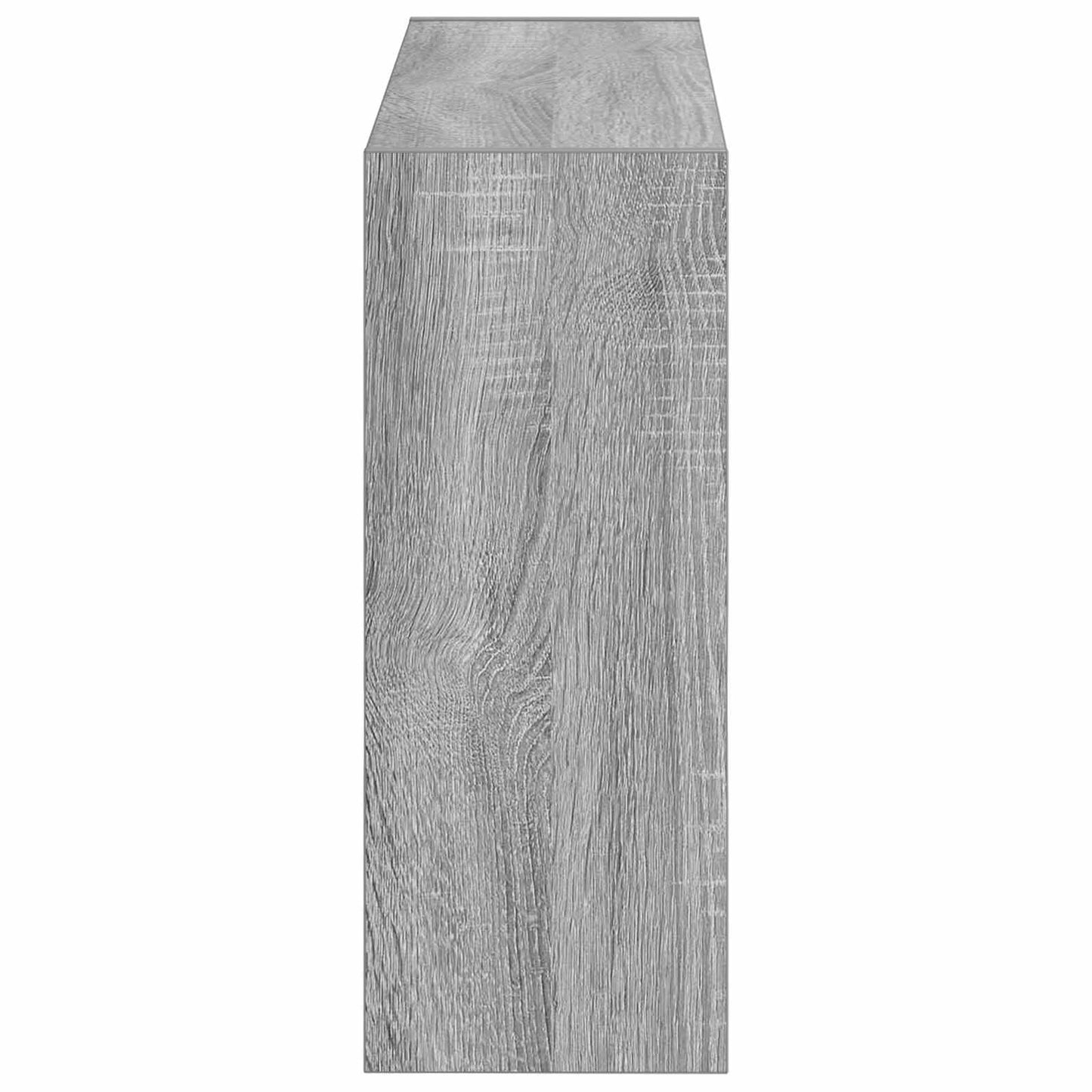 Fali Cipőtartó ZWOLLE 71 x 17 x 43 cm Szerelt Fa Szürke Sonoma
