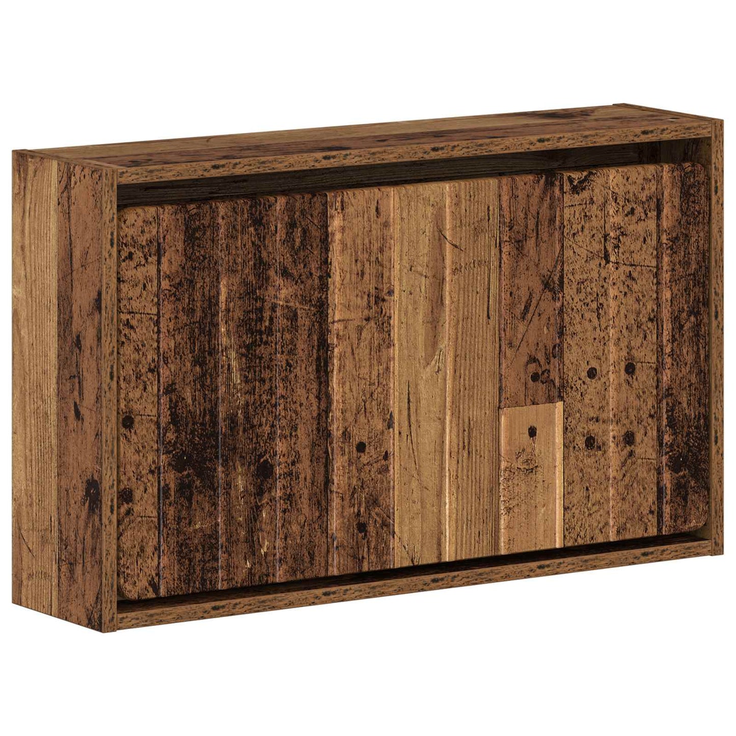 Fali Cipőtartó ZWOLLE 71 x 17 x 43 cm Szerelt Fa Antik Fa