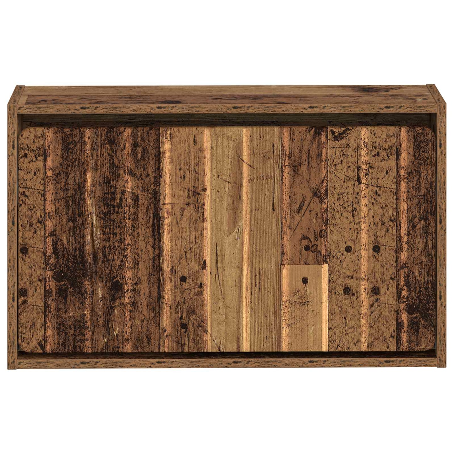 Fali Cipőtartó ZWOLLE 71 x 17 x 43 cm Szerelt Fa Antik Fa