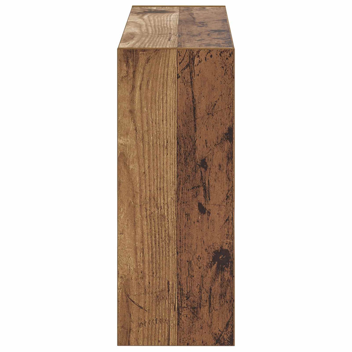 Fali Cipőtartó ZWOLLE 71 x 17 x 43 cm Szerelt Fa Antik Fa