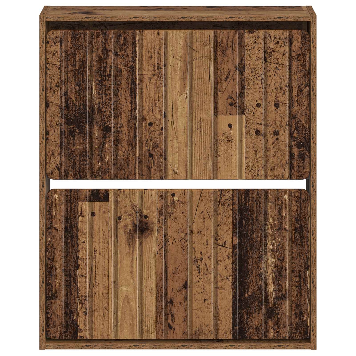 Fali Cipőtartó ZWOLLE 71 x 17 x 86 cm Szerelt Fa Antik Fa