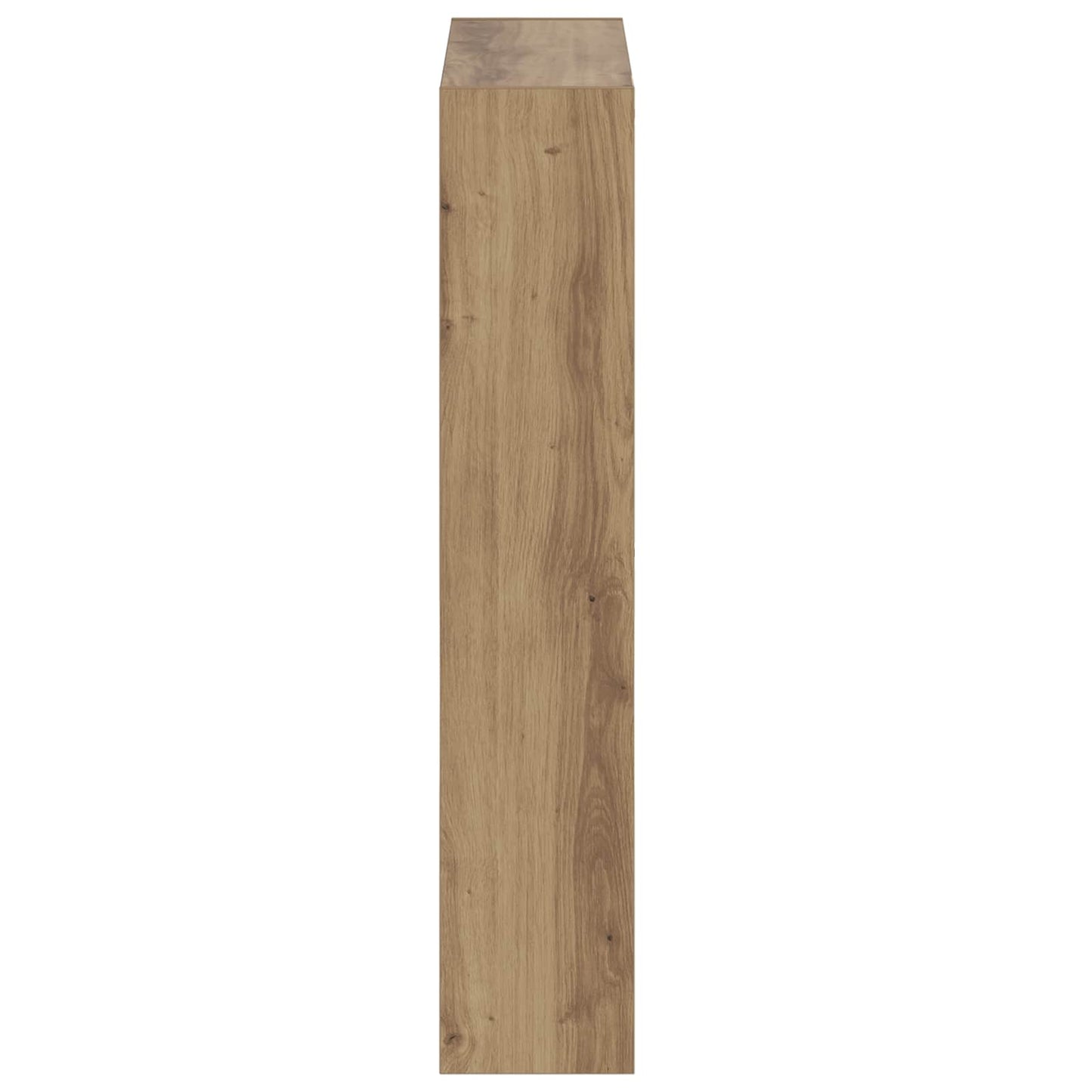 Fali Cipőtartó ZWOLLE 71 x 17 x 86 cm Szerelt Fa Kézműves Tölgy