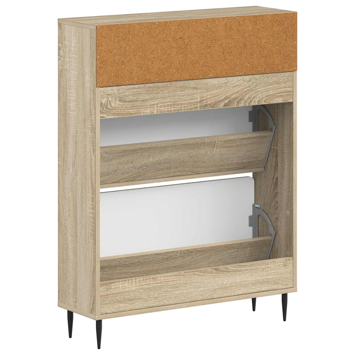 Cipőszekrény ZWOLLE 78 x 24 x 103 cm Szerelt Fa Sonoma Tölgy