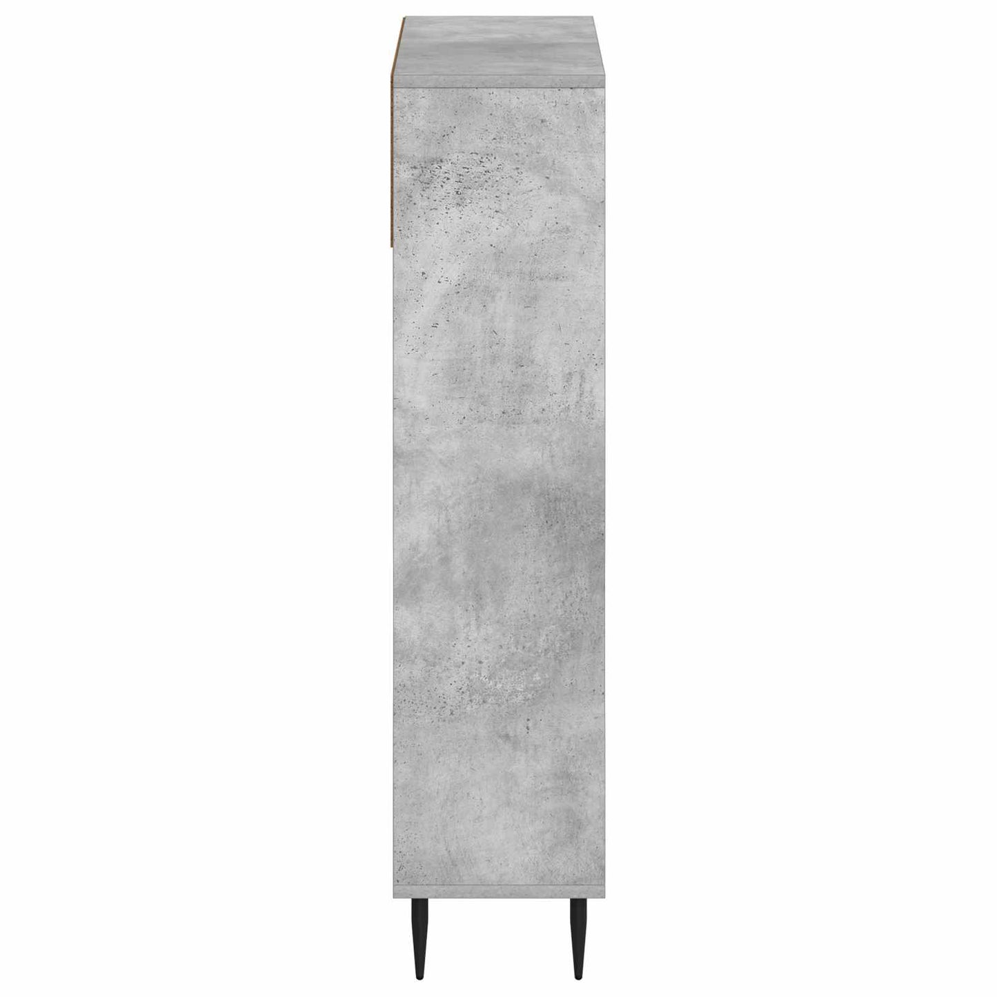 Cipőszekrény ZWOLLE 78 x 24 x 103 cm Szerelt Fa Betonszürke