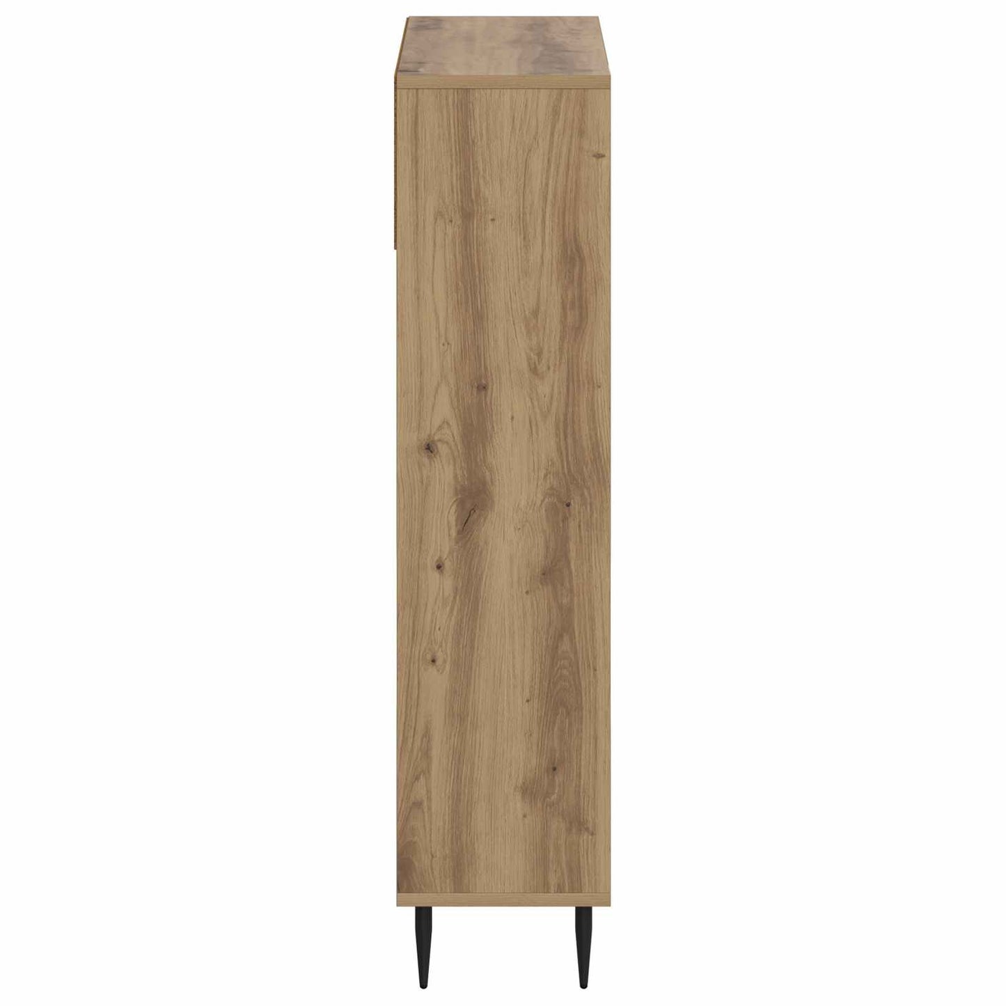 Cipőszekrény ZWOLLE 78 x 24 x 103 cm Szerelt Fa Kézműves Tölgy