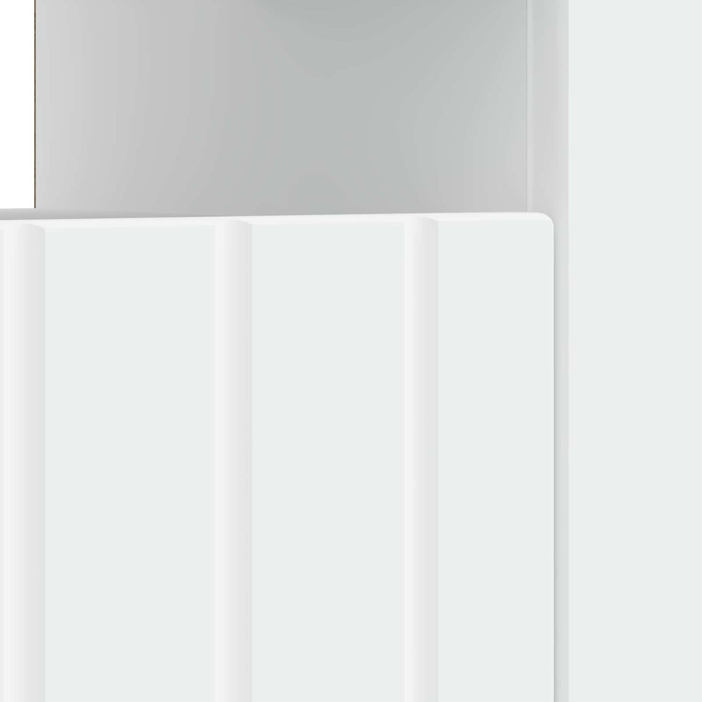 LED TV szekrény Fehér Szerelt Fa