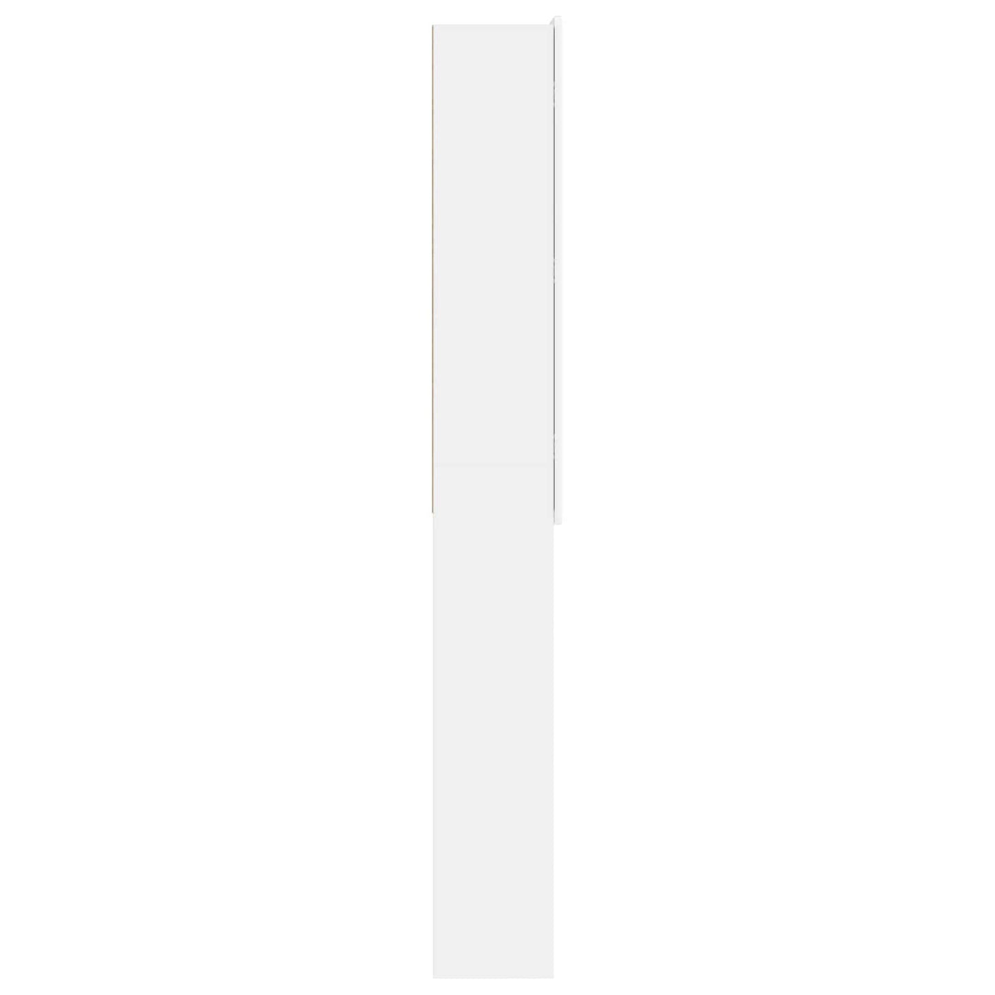 WC Szekrény ZWOLLE Fehér 66 x 25,5 x 190 cm Szerelt Fa