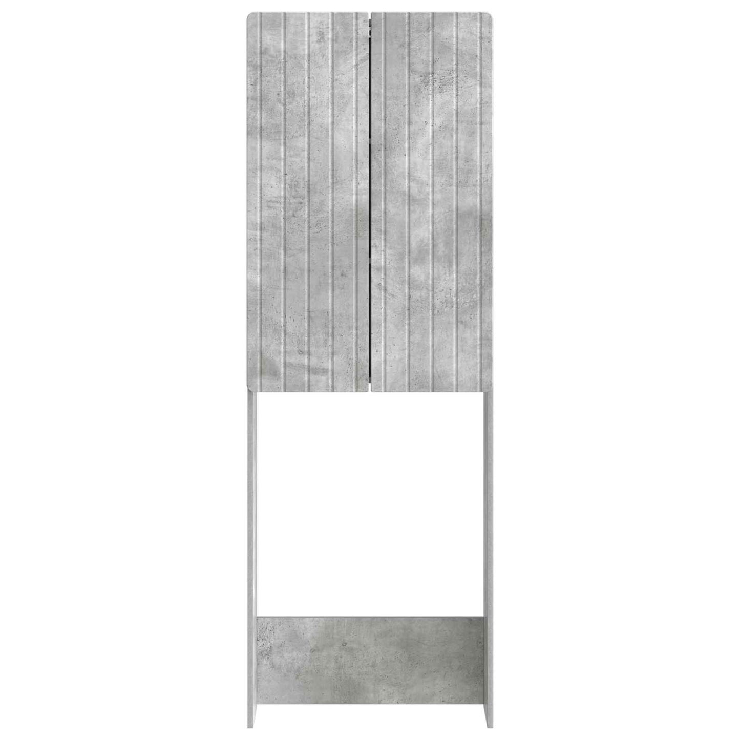 WC Szekrény ZWOLLE Betonszürke 66 x 25,5 x 190 cm Szerelt Fa