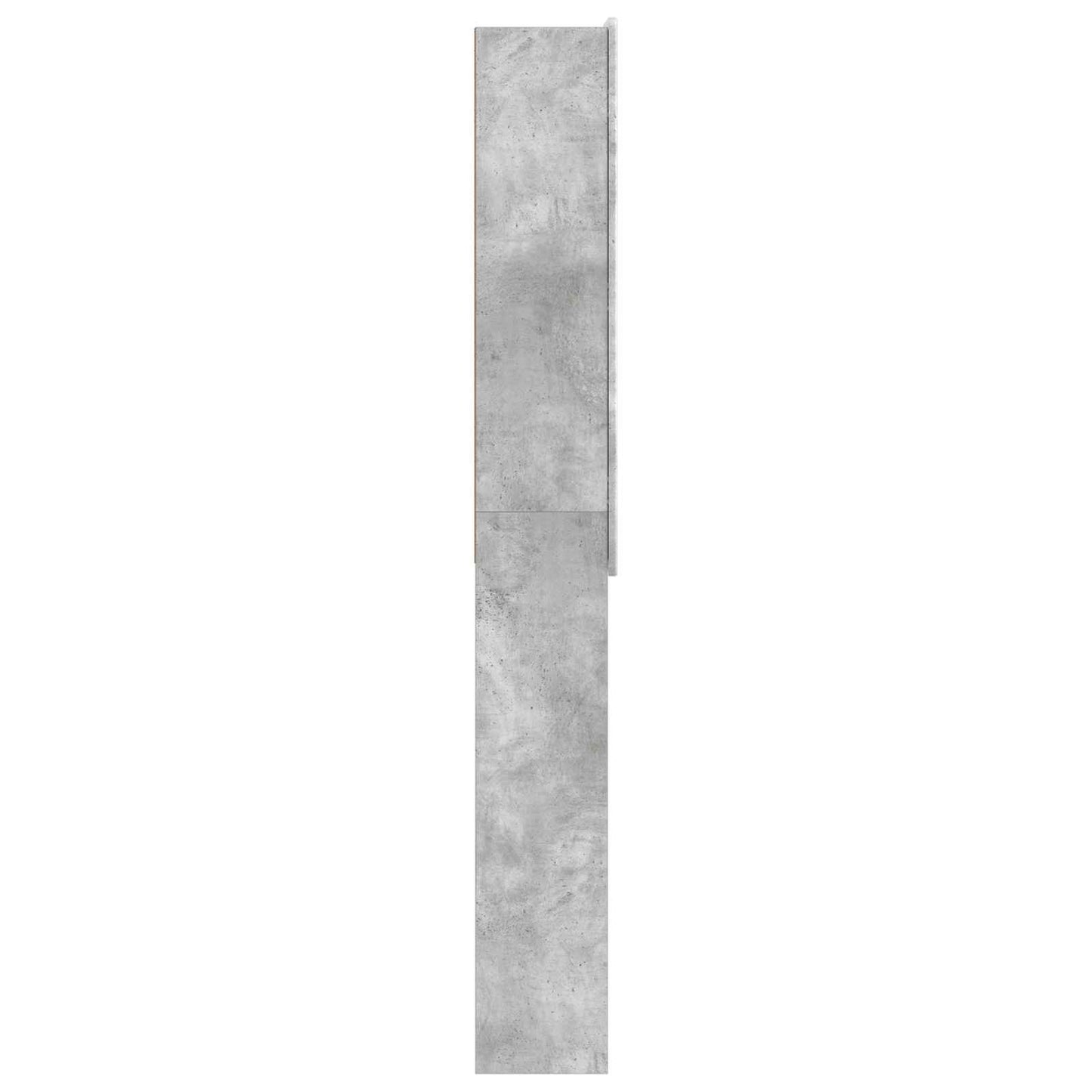 WC Szekrény ZWOLLE Betonszürke 66 x 25,5 x 190 cm Szerelt Fa