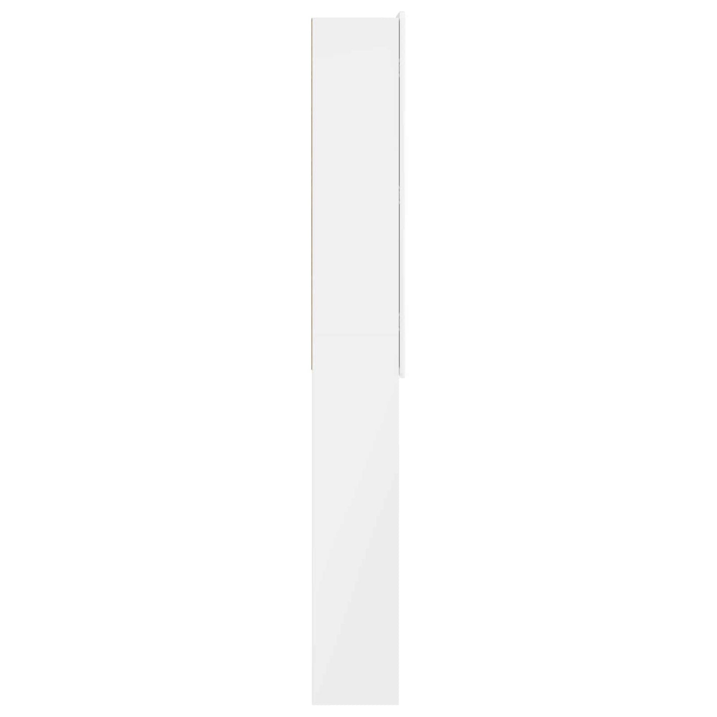 WC Szekrény ZWOLLE Magasfényű Fehér 66 x 25,5 x 190 cm