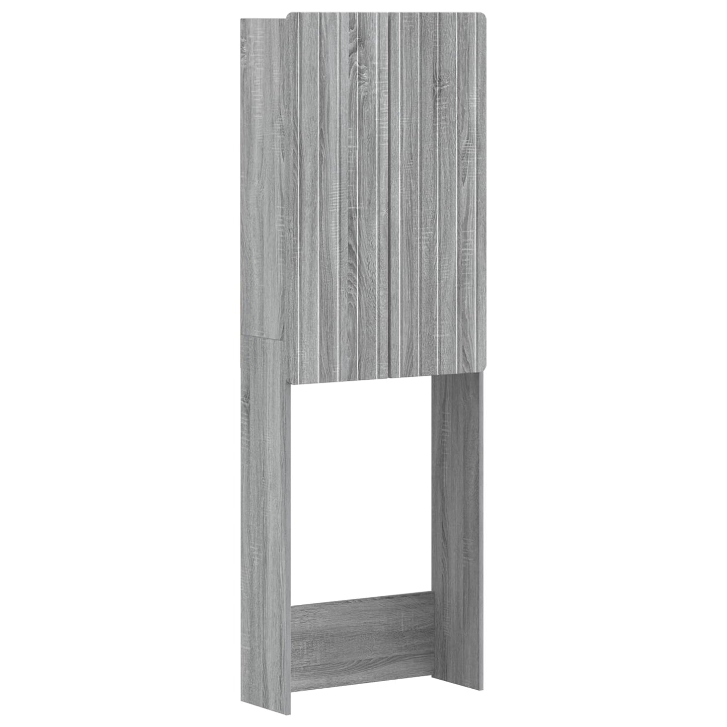 WC Szekrény ZWOLLE Szürke Sonoma 66 x 25,5 x 190 cm Szerelt Fa