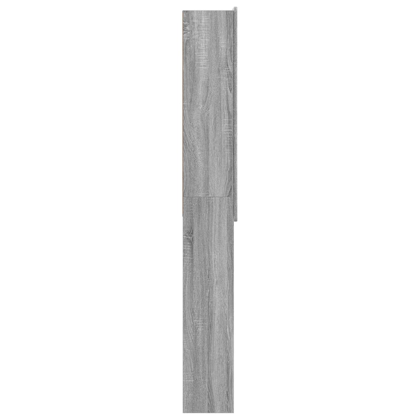 WC Szekrény ZWOLLE Szürke Sonoma 66 x 25,5 x 190 cm Szerelt Fa
