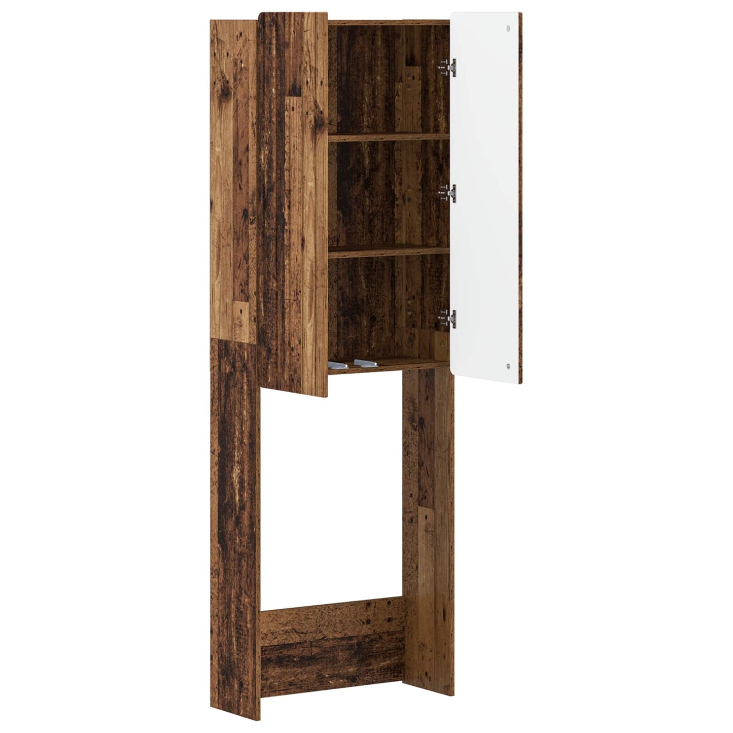WC Szekrény ZWOLLE Antik Fa 66 x 25,5 x 190 cm Szerelt Fa