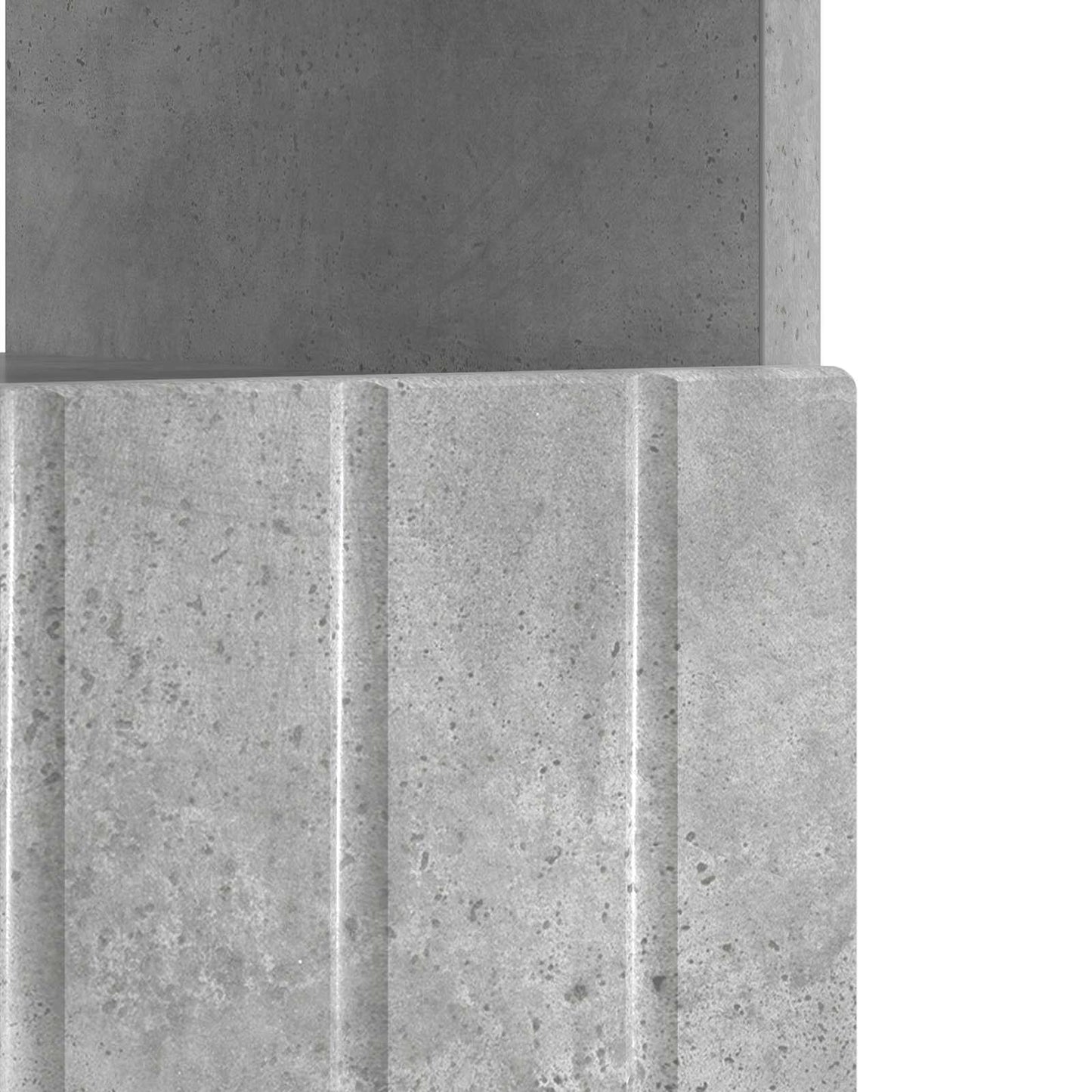 LED TV szekrény Betonszürke Szerelt Fa