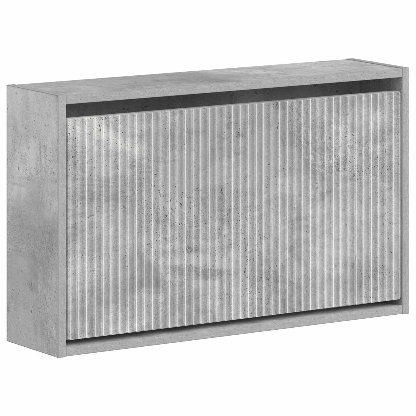 Fali Cipőtartó ARNHEM 71 x 17 x 43 cm Szerelt Fa Betonszürke