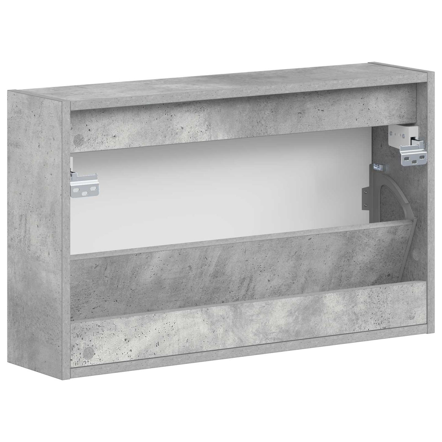 Fali Cipőtartó ARNHEM 71 x 17 x 43 cm Szerelt Fa Betonszürke
