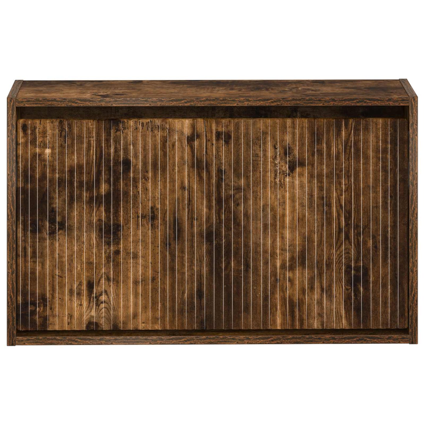 Fali Cipőtartó ARNHEM 71 x 17 x 43 cm Szerelt Fa Füstös Tölgy