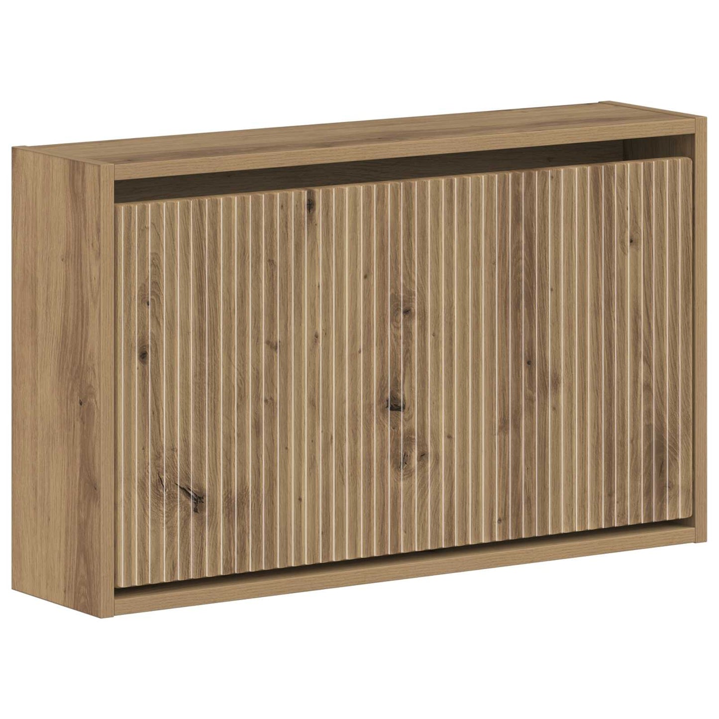 Fali Cipőtartó ARNHEM 71 x 17 x 43 cm Szerelt Fa Kézműves Tölgy