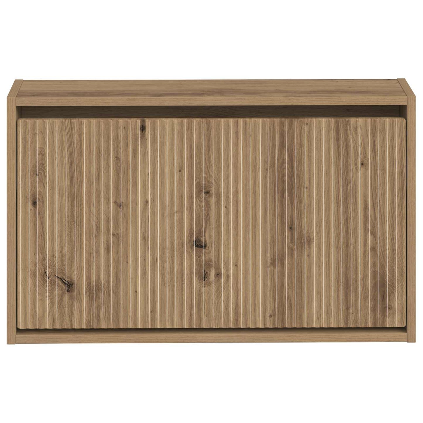 Fali Cipőtartó ARNHEM 71 x 17 x 43 cm Szerelt Fa Kézműves Tölgy