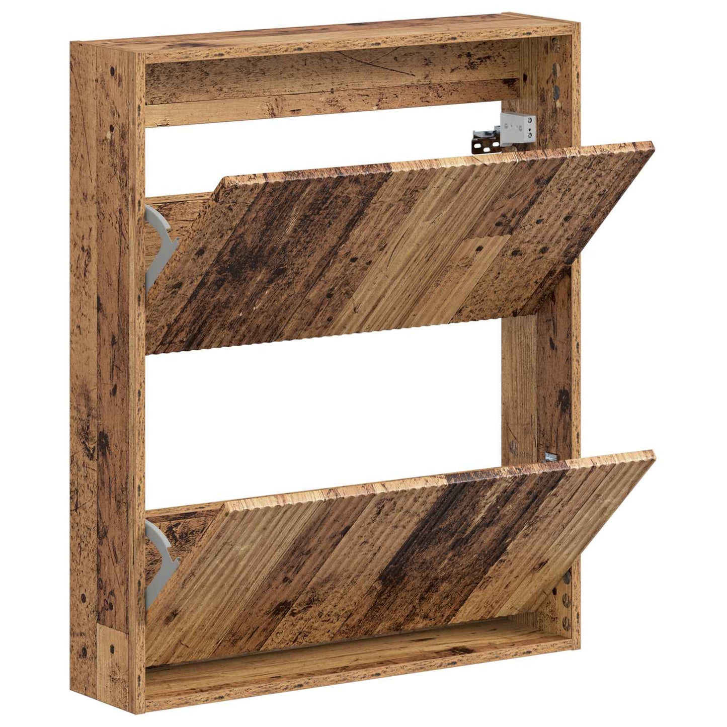 Fali Cipőtartó ARNHEM 71 x 17 x 86 cm Szerelt Fa Antik Fa