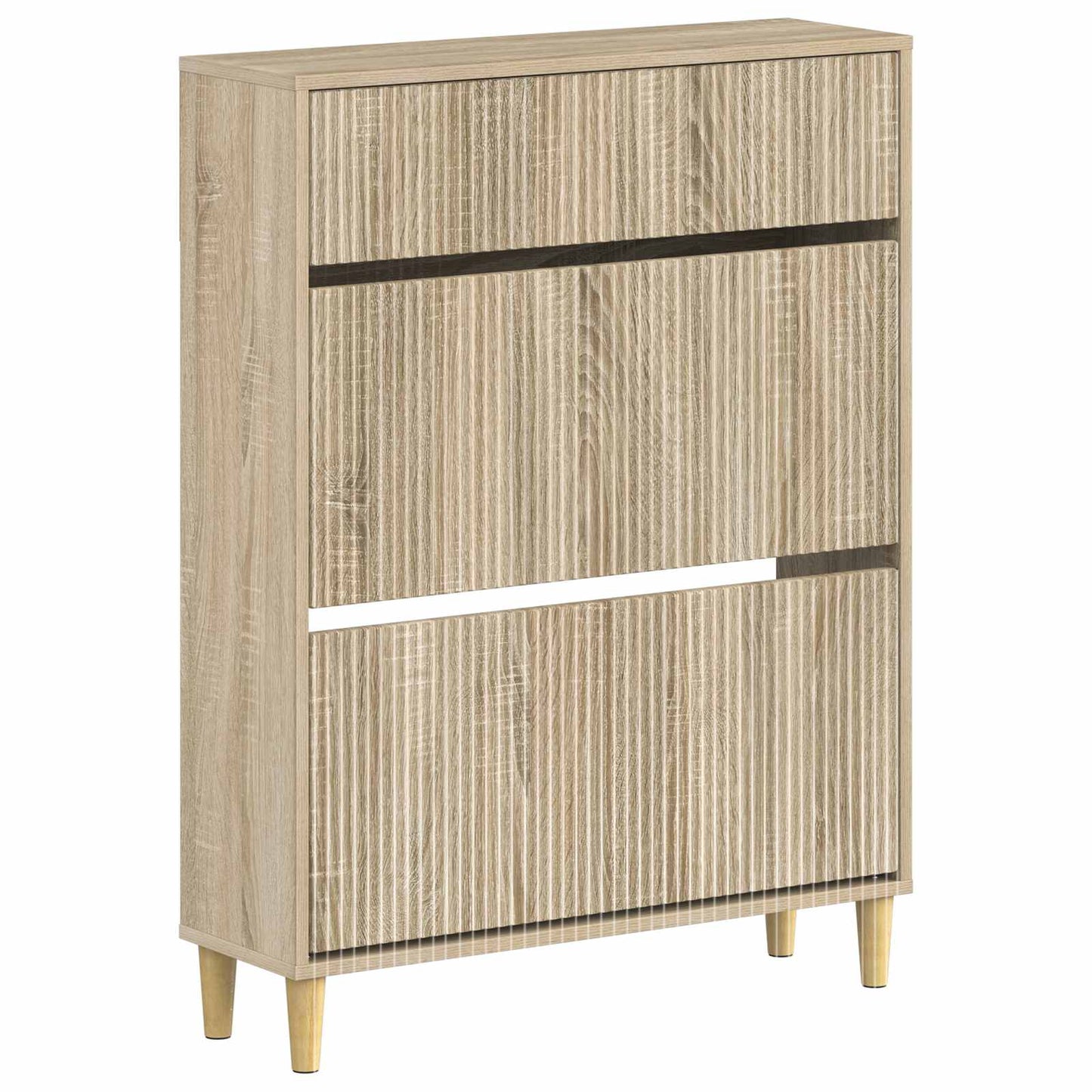 Cipőszekrény ARNHEM 78 x 24 x 103 cm Szerelt Fa Sonoma Tölgy