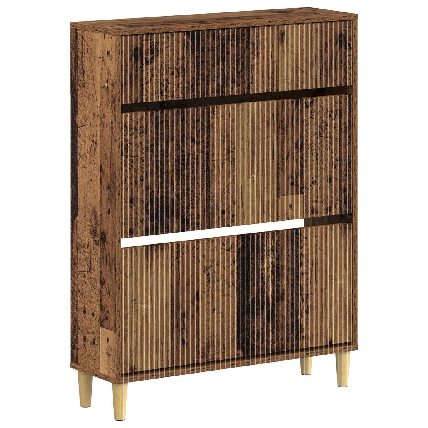 Cipőszekrény ARNHEM 78 x 24 x 103 cm Szerelt Fa Antik Fa