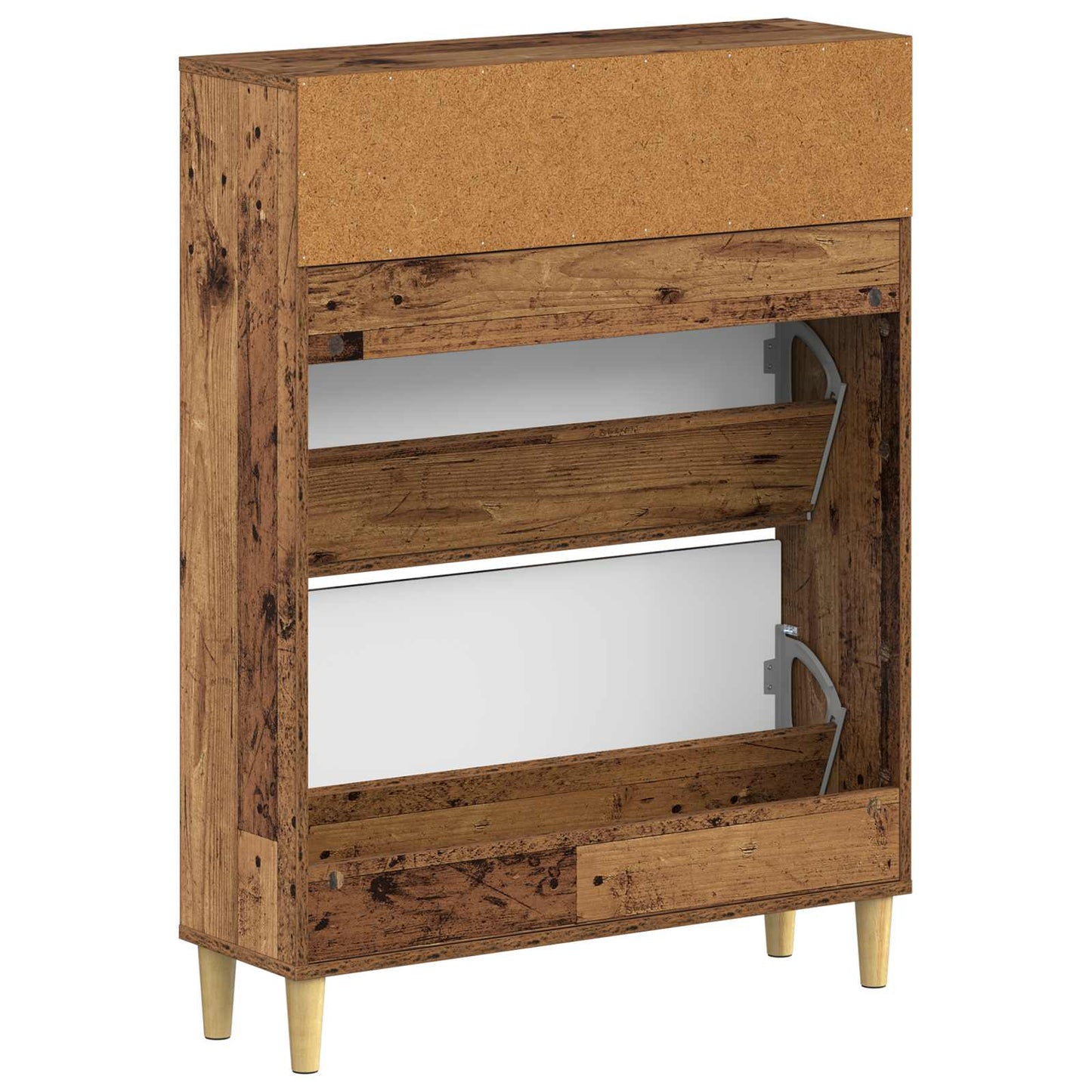 Cipőszekrény ARNHEM 78 x 24 x 103 cm Szerelt Fa Antik Fa