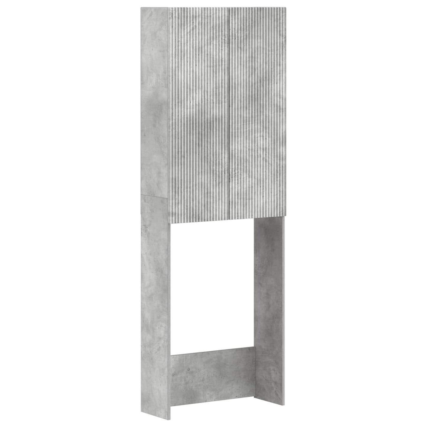 WC Szekrény ARNHEM Betonszürke 66 x 25,5 x 190 cm Szerelt Fa