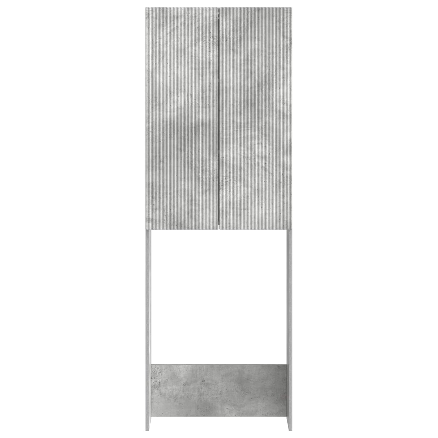 WC Szekrény ARNHEM Betonszürke 66 x 25,5 x 190 cm Szerelt Fa