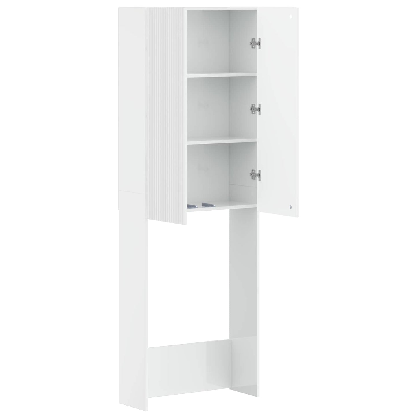 WC Szekrény ARNHEM Magasfényű Fehér 66 x 25,5 x 190 cm