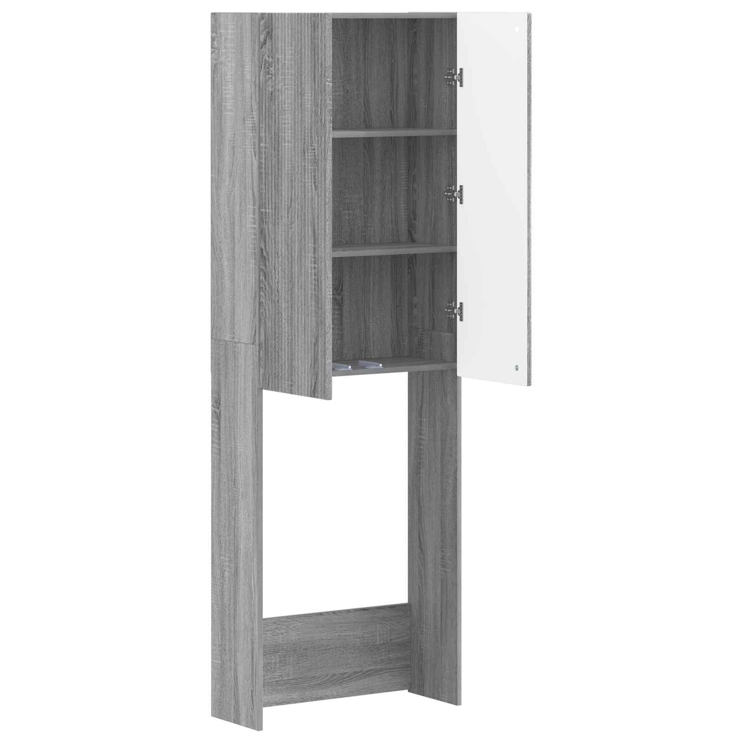 WC Szekrény ARNHEM Szürke Sonoma 66 x 25,5 x 190 cm Szerelt Fa