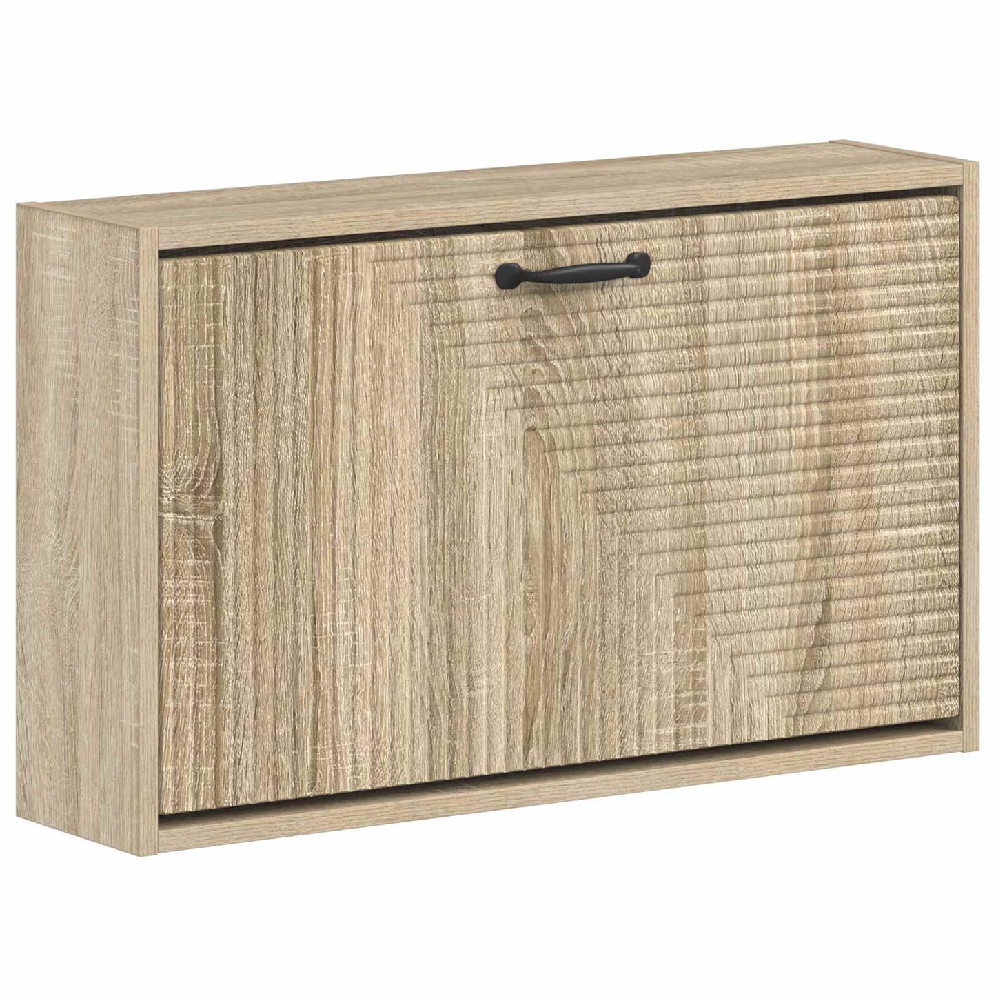Fali Cipőtartó HAARLEM 71 x 17 x 43 cm Szerelt Fa Sonoma Tölgy