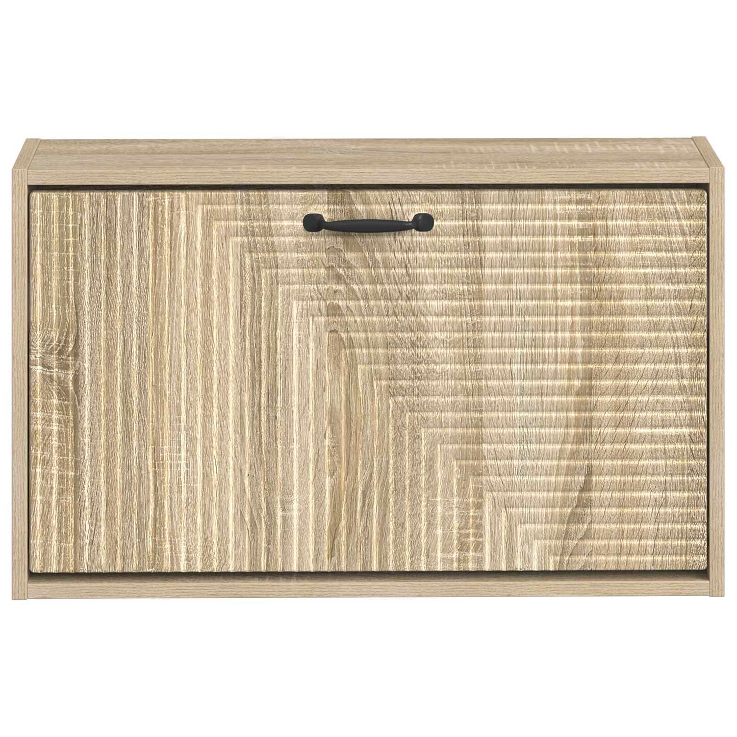 Fali Cipőtartó HAARLEM 71 x 17 x 43 cm Szerelt Fa Sonoma Tölgy