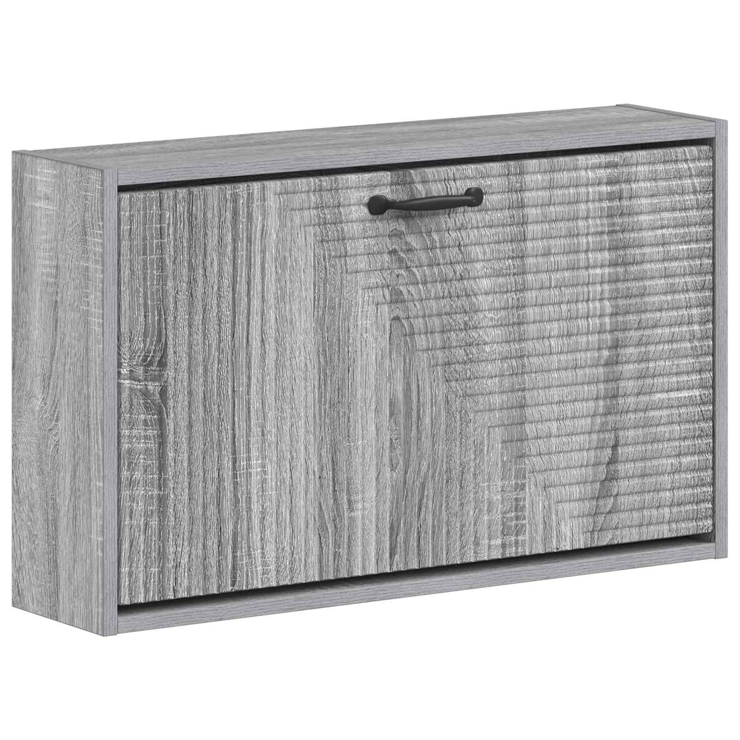 Fali Cipőtartó HAARLEM 71 x 17 x 43 cm Szerelt Fa Szürke Sonoma