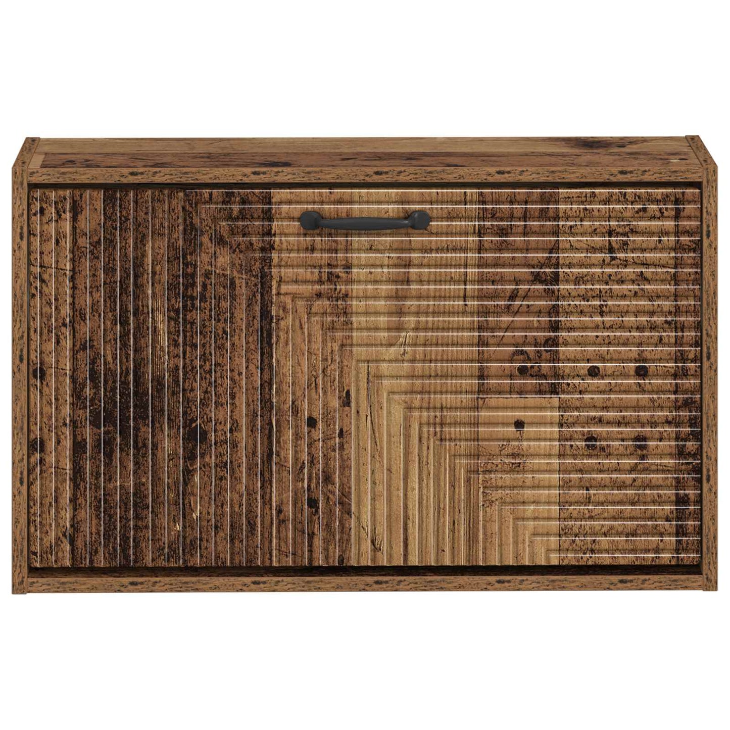 Fali Cipőtartó HAARLEM 71 x 17 x 43 cm Szerelt Fa Antik Fa