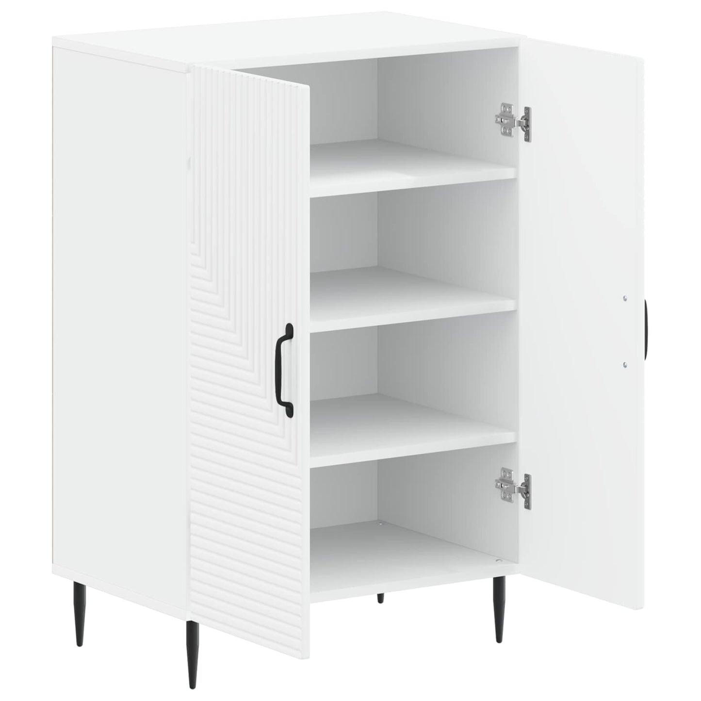 Cipőszekrény HAARLEM 59,5 x 39,5 x 89,5 cm Szerelt Fa Fehér