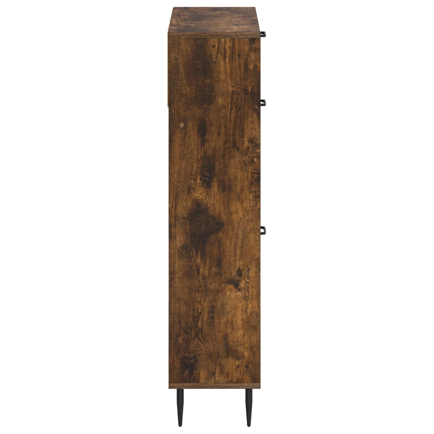 Cipőszekrény HAARLEM 78 x 24 x 103 cm Szerelt Fa Füstös Tölgy