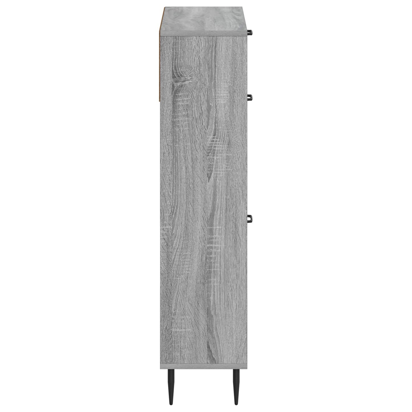 Cipőszekrény HAARLEM 78 x 24 x 103 cm Szerelt Fa Szürke Sonoma
