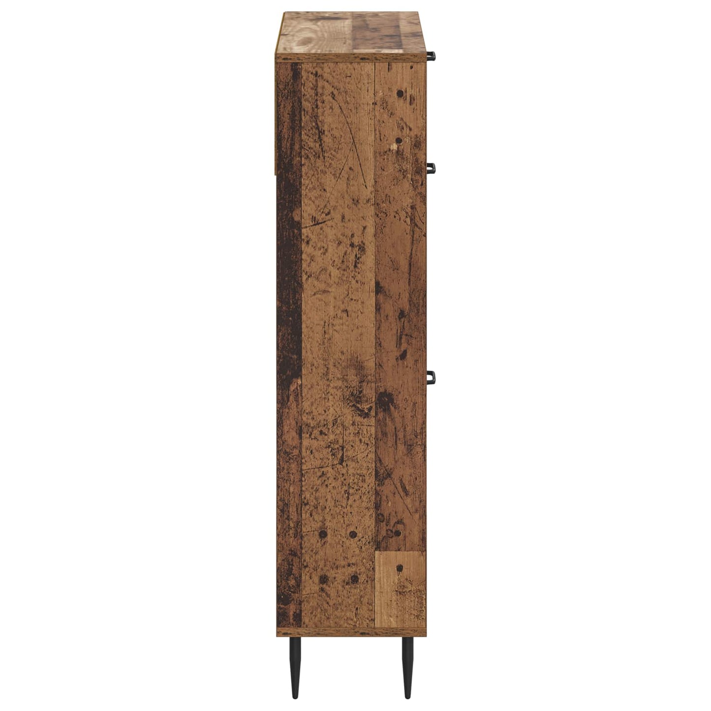 Cipőszekrény HAARLEM 78 x 24 x 103 cm Szerelt Fa Antik Fa
