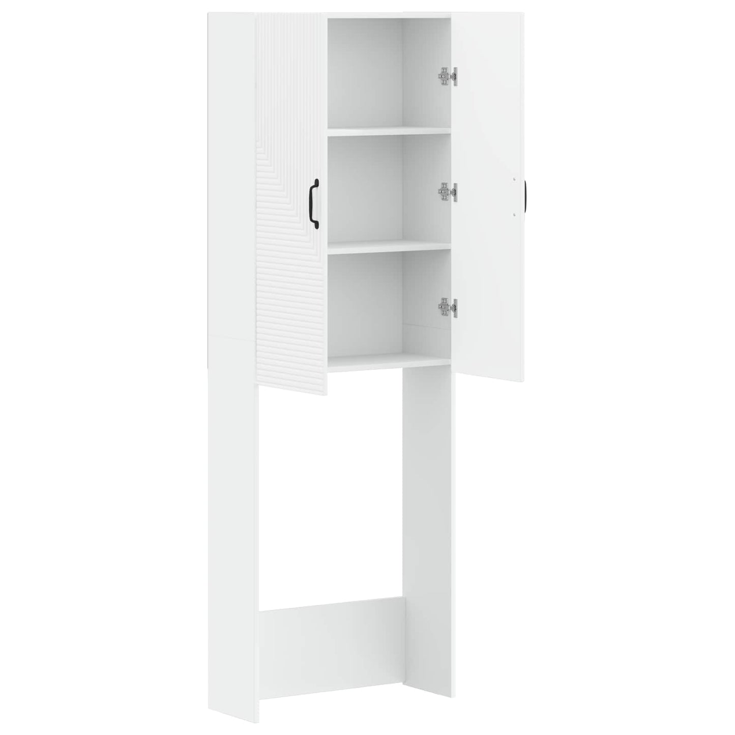 WC Szekrény HAARLEM Fehér 66 x 25,5 x 190 cm Szerelt Fa