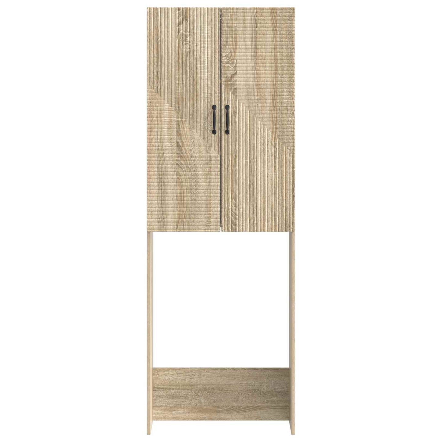 WC Szekrény HAARLEM Sonoma Tölgy 66 x 25,5 x 190 cm Szerelt Fa