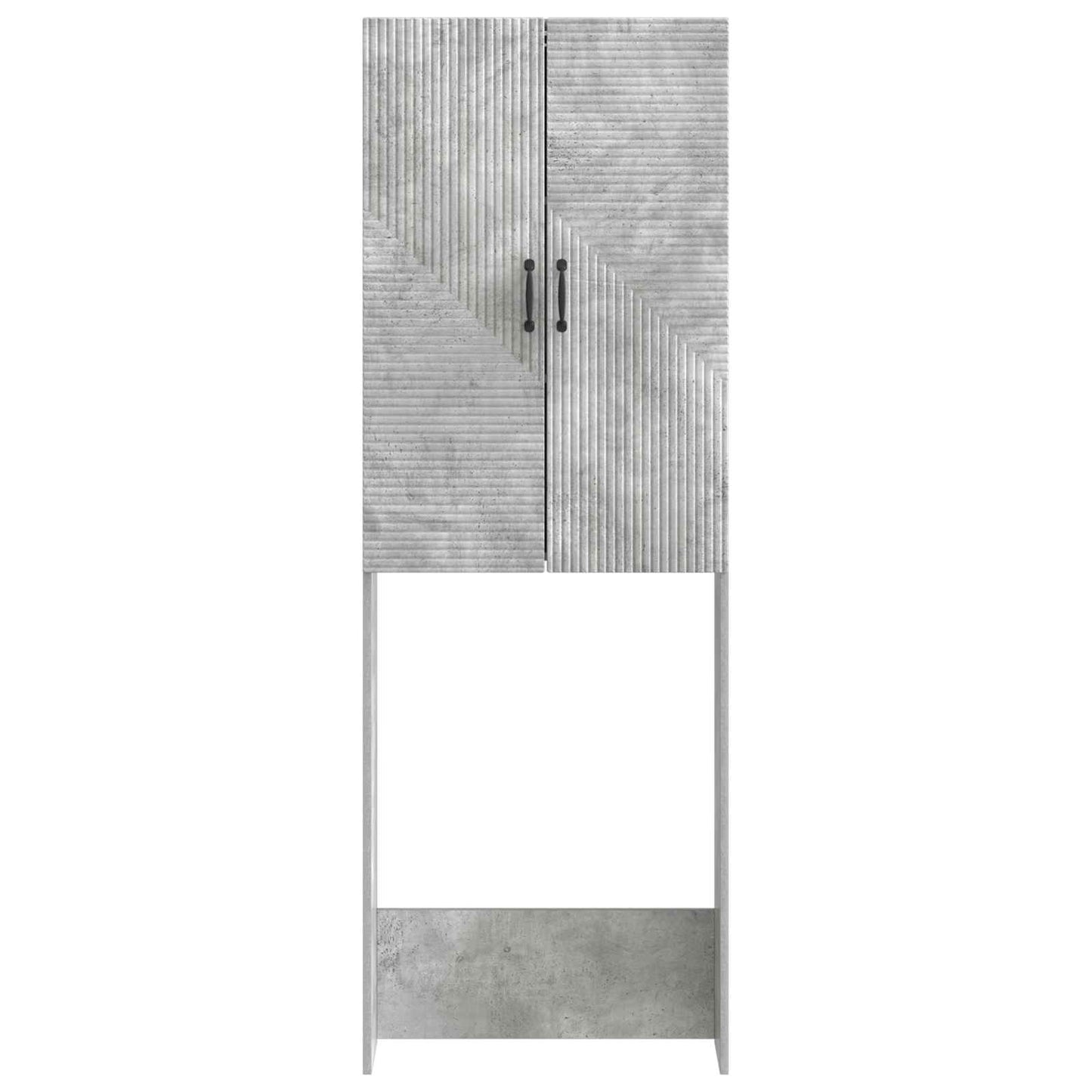 WC Szekrény HAARLEM Betonszürke 66 x 25,5 x 190 cm Szerelt Fa