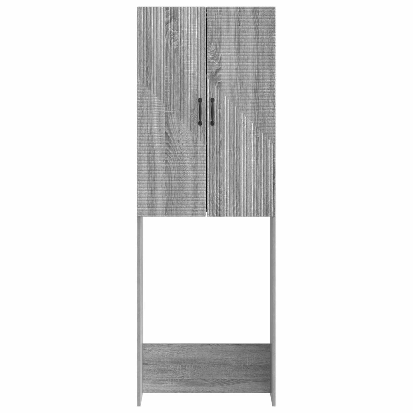 WC Szekrény HAARLEM Szürke Sonoma 66 x 25,5 x 190 cm Szerelt Fa